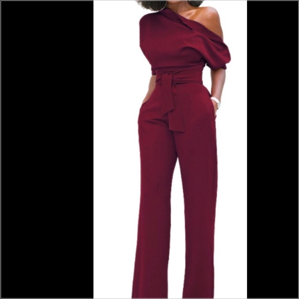 Brand new Off the shoulder jumpsuit!